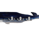 Cuier pentru baie in forma de balena albastra