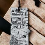 Semn de carte din panza busola