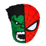 Pinata Spiderman-Hulk 42 cm Premium + Bata / Acțiune și Emoție la Petrecerea Ta!