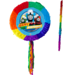 Pinata Trenuletul Thomas rotunda, Diametru 42 cm + Bata