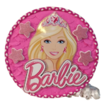 Pinata Barbie + Bata, Diametru 42 cm, Pinata Roz