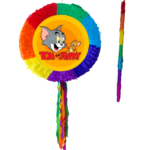 Pinata Tom si Jerry, Diametru 42 cm + Bata