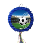 Pinata cu Minge de fotbal Rotunda, Diametru 42 cm + Bat
