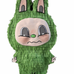 Pinata Labubu verde 45 cm + Bat