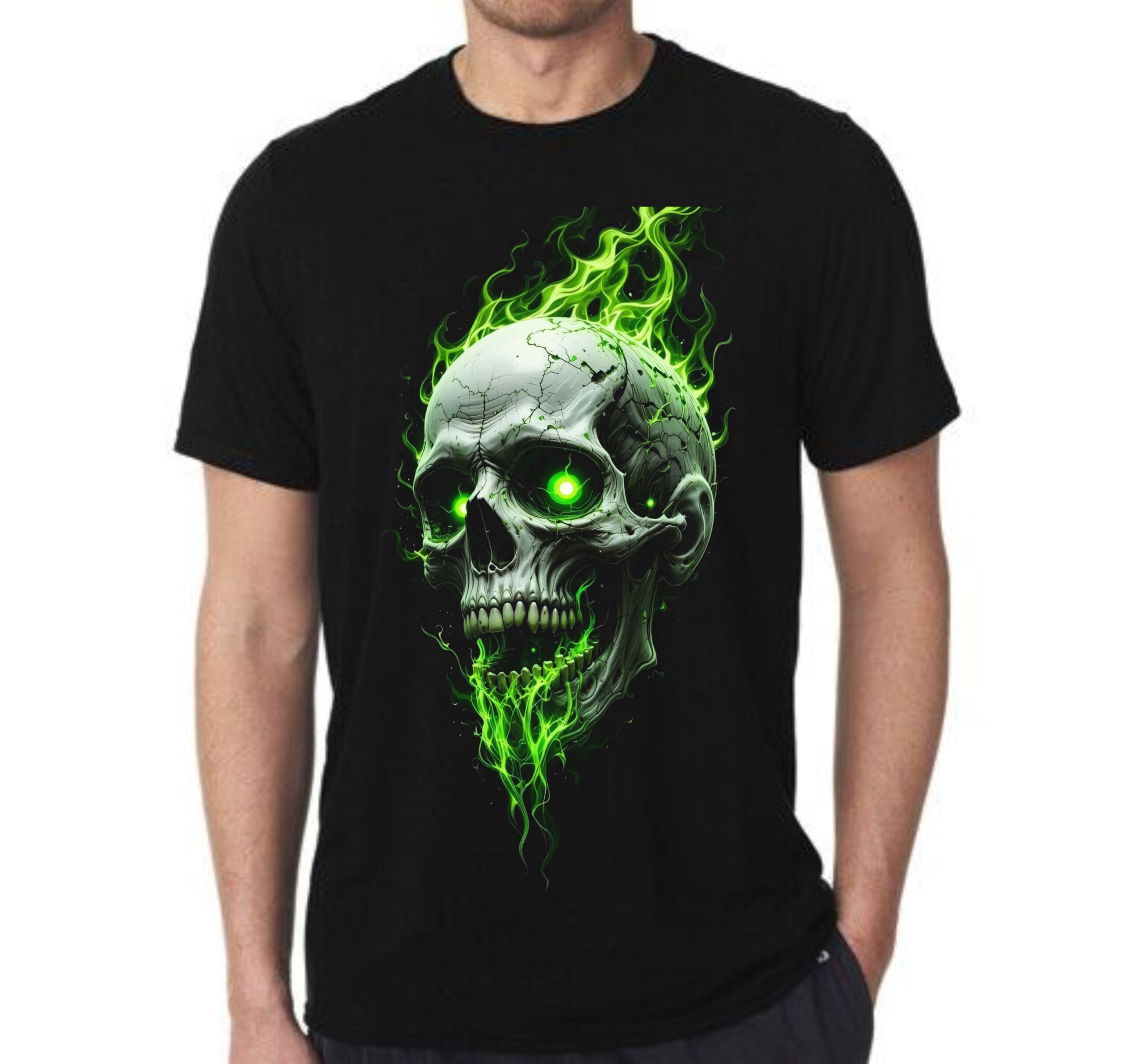 Tricou Skull Glow – Energie întunecată și stil unic