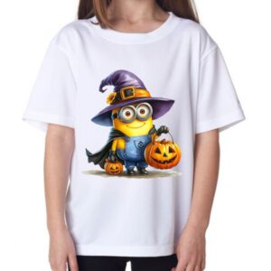 Tricou copii imprimeu Halloween Minion