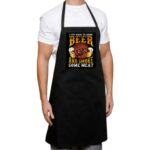 Șorț Negru – „I just want to drink beer and smoke some meat