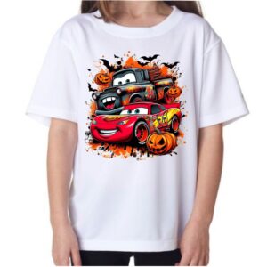 Tricou copii imprimeu Halloween Fulger Mc Queen