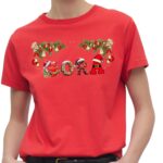 Tricou imprimeu Craciun Sora