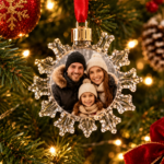 Glob de Crăciun Personalizat cu Fotografie – Cadoul Perfect pentru Sărbători