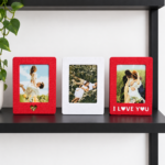 Set 3 rame foto, design romantic